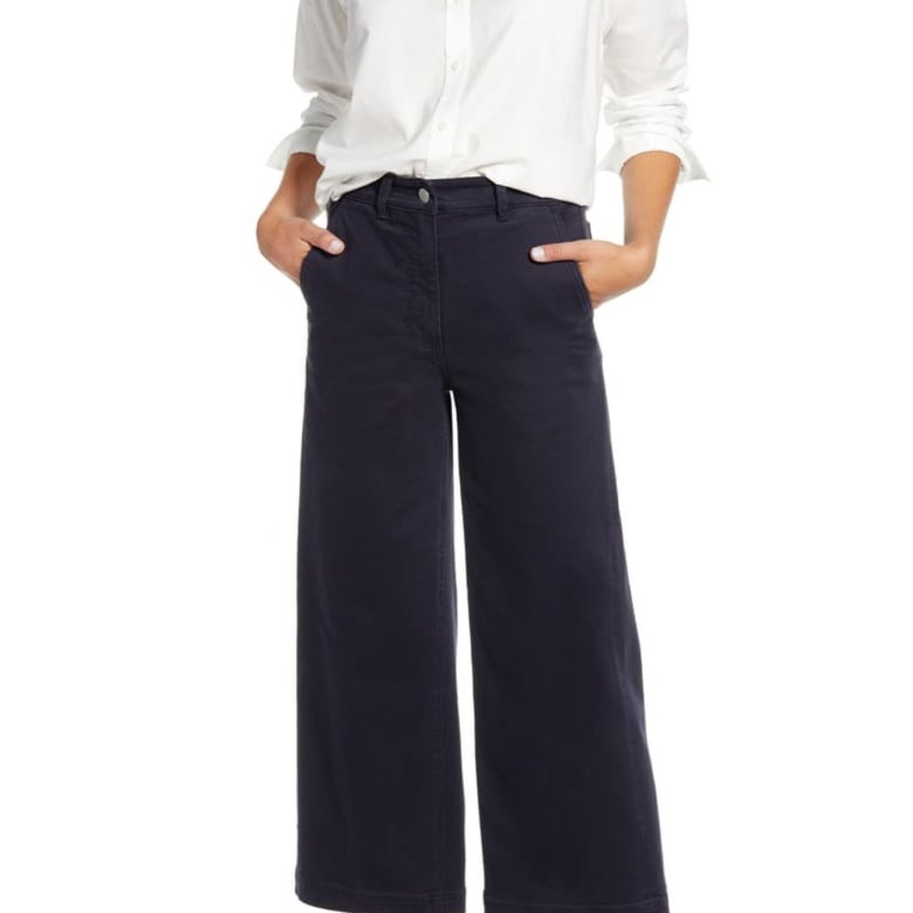 Everlane Wide-Leg Crop Pants